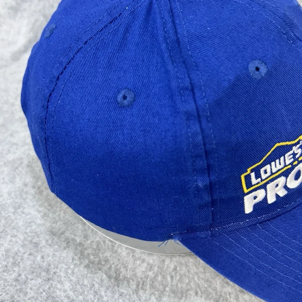 Lowe's PRO Hat Lot 2 Snapback Caps Blue Camo Embroidered‎ Adjustable